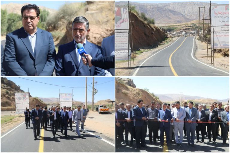 افتتاح ۷ کیلومتر آسفالت راه روستایی در شهرستان معمولان